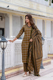 Brown Kurta Set For Women