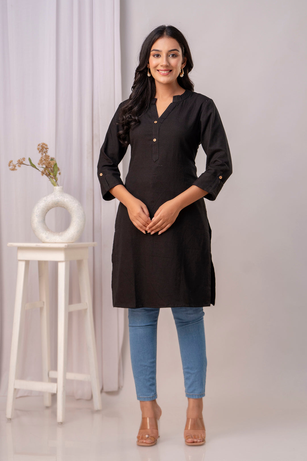 Black Kurti For Women