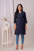 Blue Kurti for Women