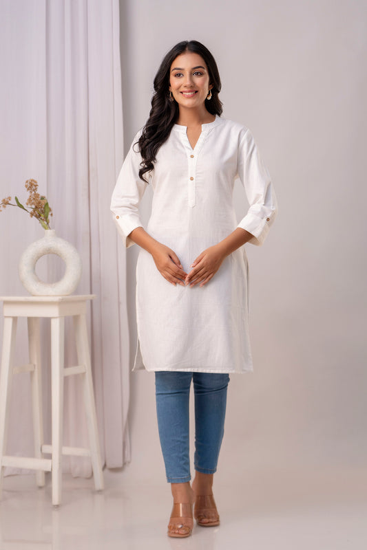 White Kurti For Women