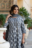 Black Kurta Set For Women