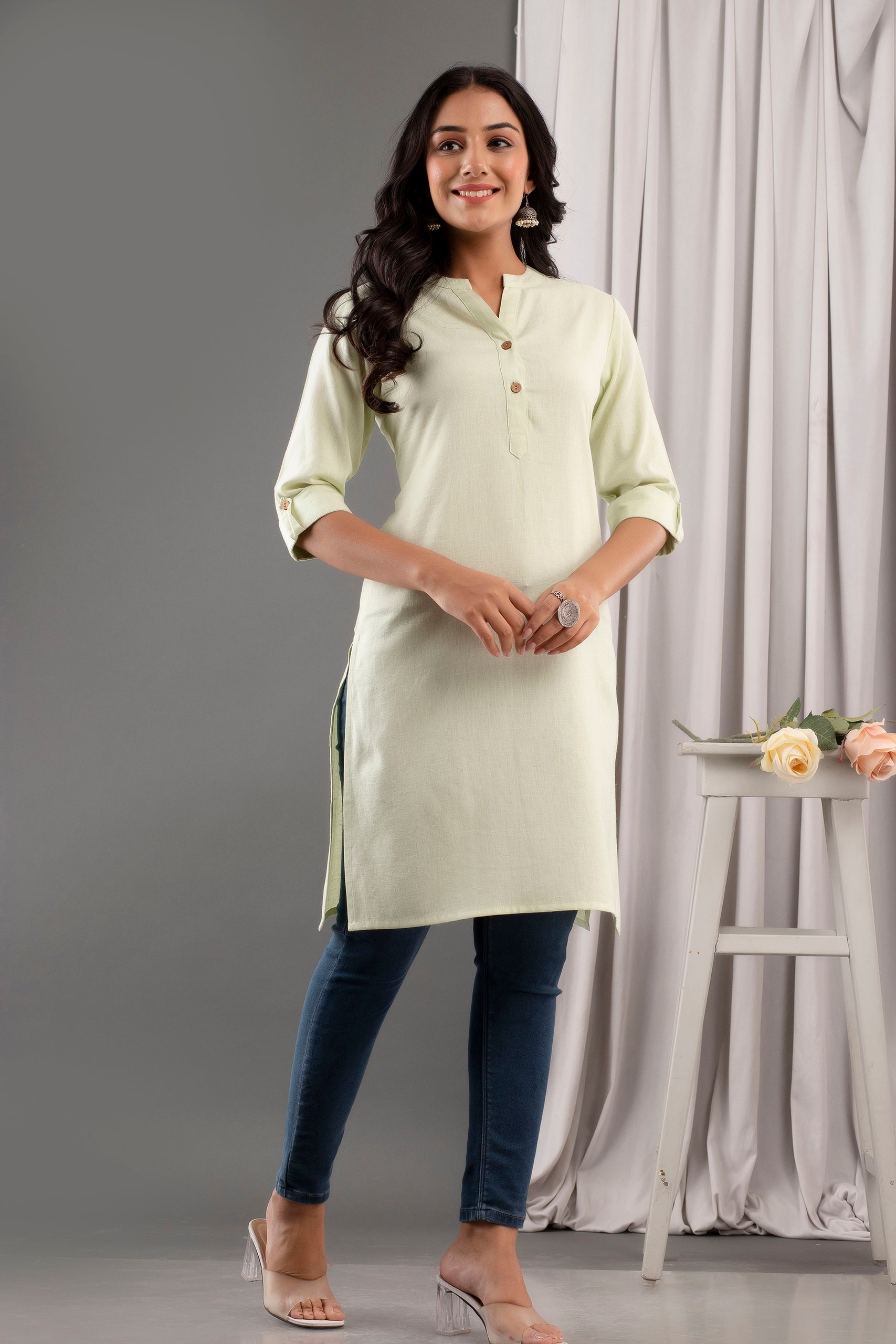 Sea Green Kurta For women Online