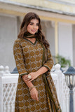 Brown Kurta Set For Women