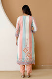 Pastel Linen with Lining Kurta Set with Trousers and Dupatta