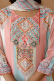 Pastel Linen with Lining Kurta Set with Trousers and Dupatta