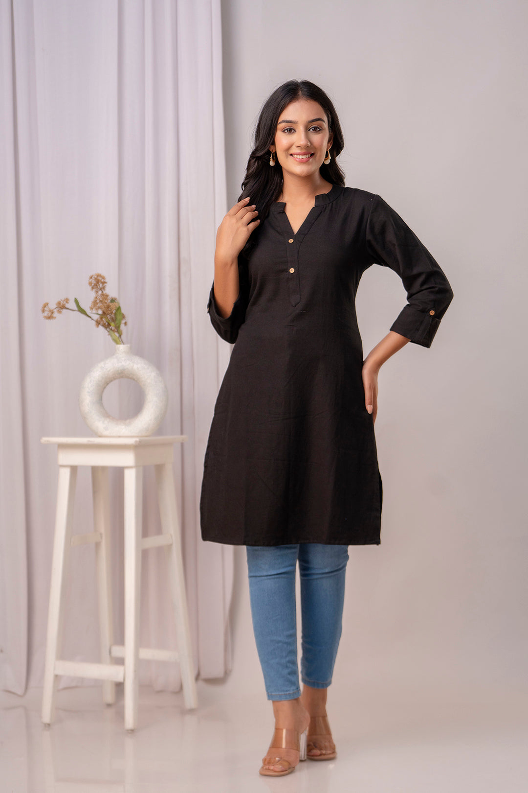 Black Kurti For Women