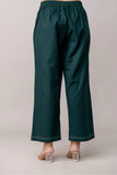 Bottle Green Wide Leg Mid Rise Palazzos