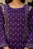 Purple Pakistani Kurta Set with Palazzo and Dupatta