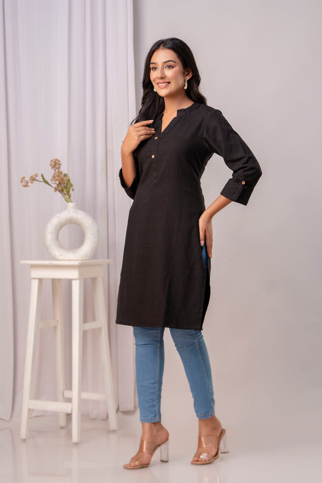 Black Kurti For Women