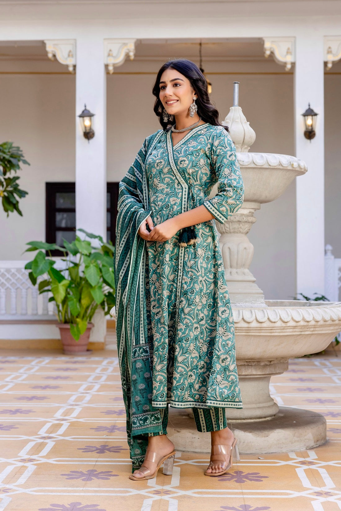 Sea Green Suit set for women