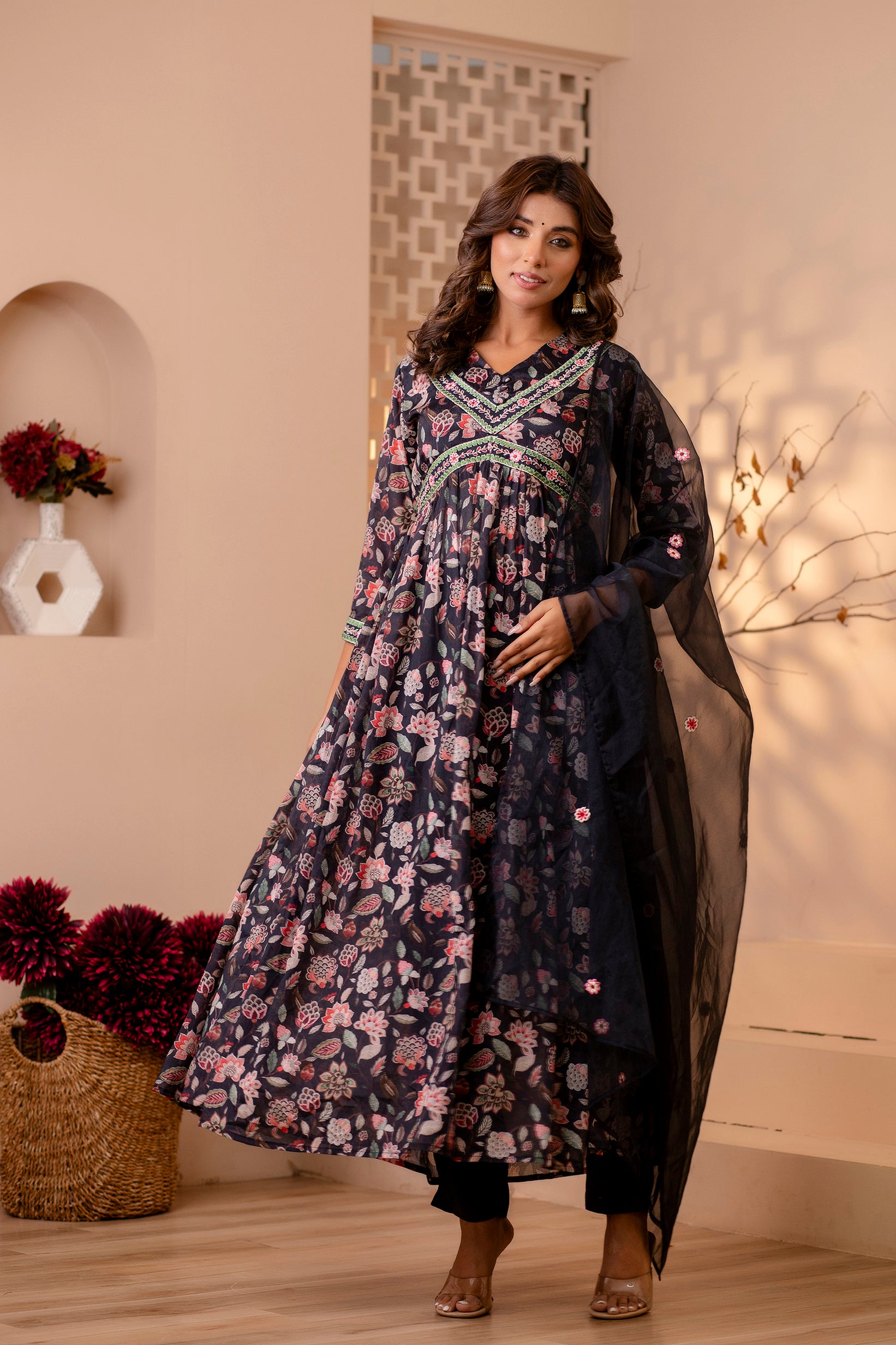 Anarkali Gown Indian Pakistani New Designer Suit India | Ubuy