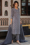 Tanuja - Grey Everyday Wear Pure Cotton Kurta Set