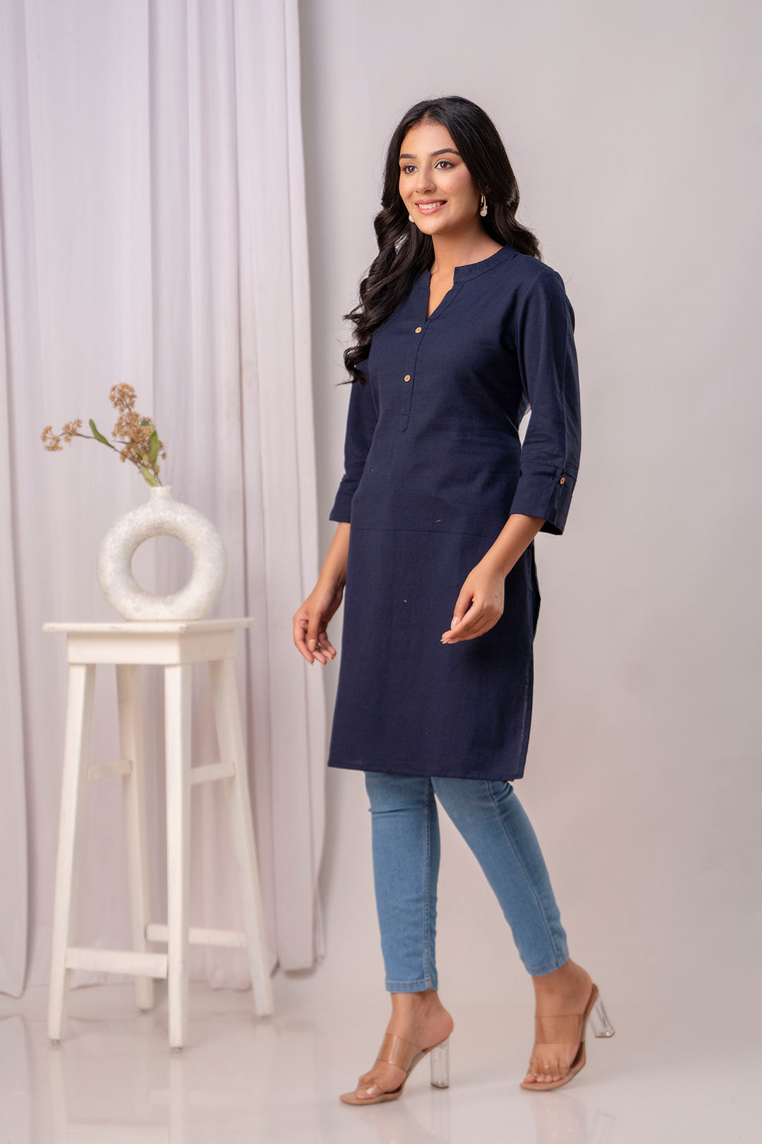 Blue Kurti for Women