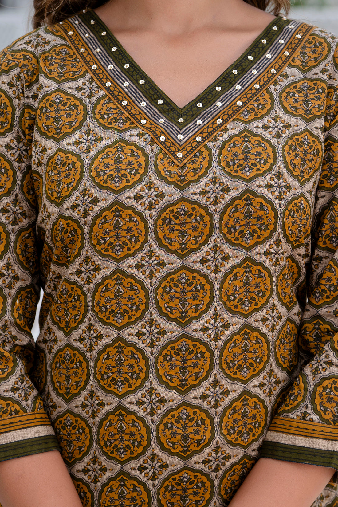 Brown Kurta Set For Women