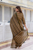 Brown Kurta Set For Women