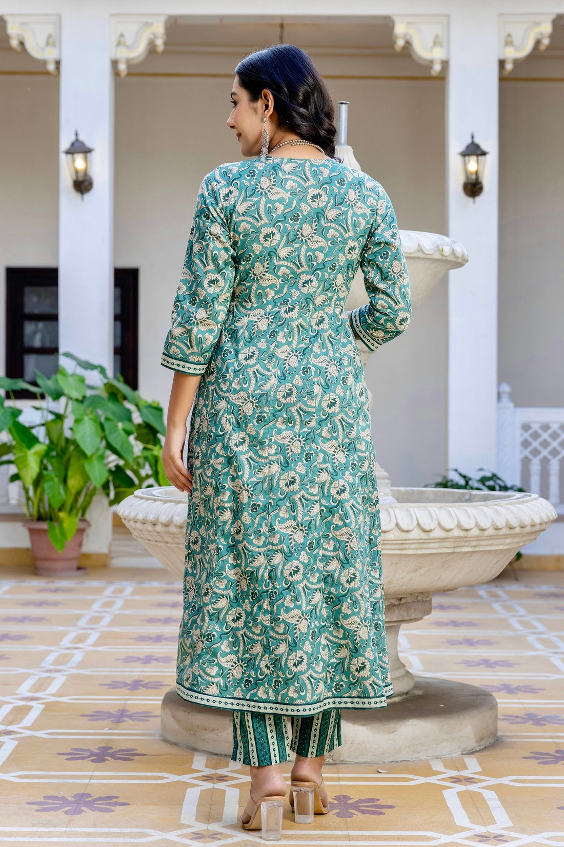 Sea Green Suit set for women