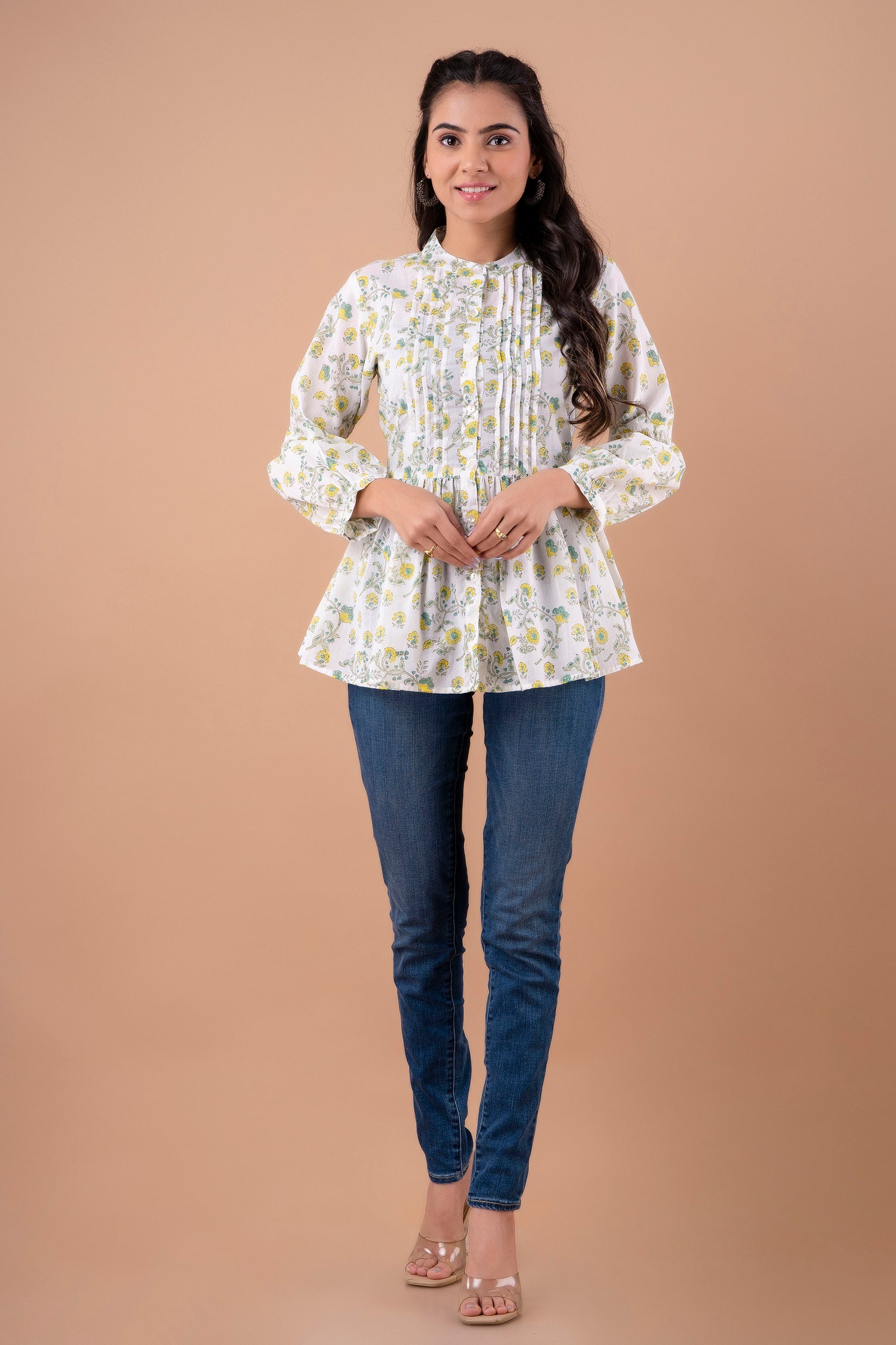 Casual Wear Girls Frock Style Top, Cotton at best price in Ahmedabad | ID:  25225460830