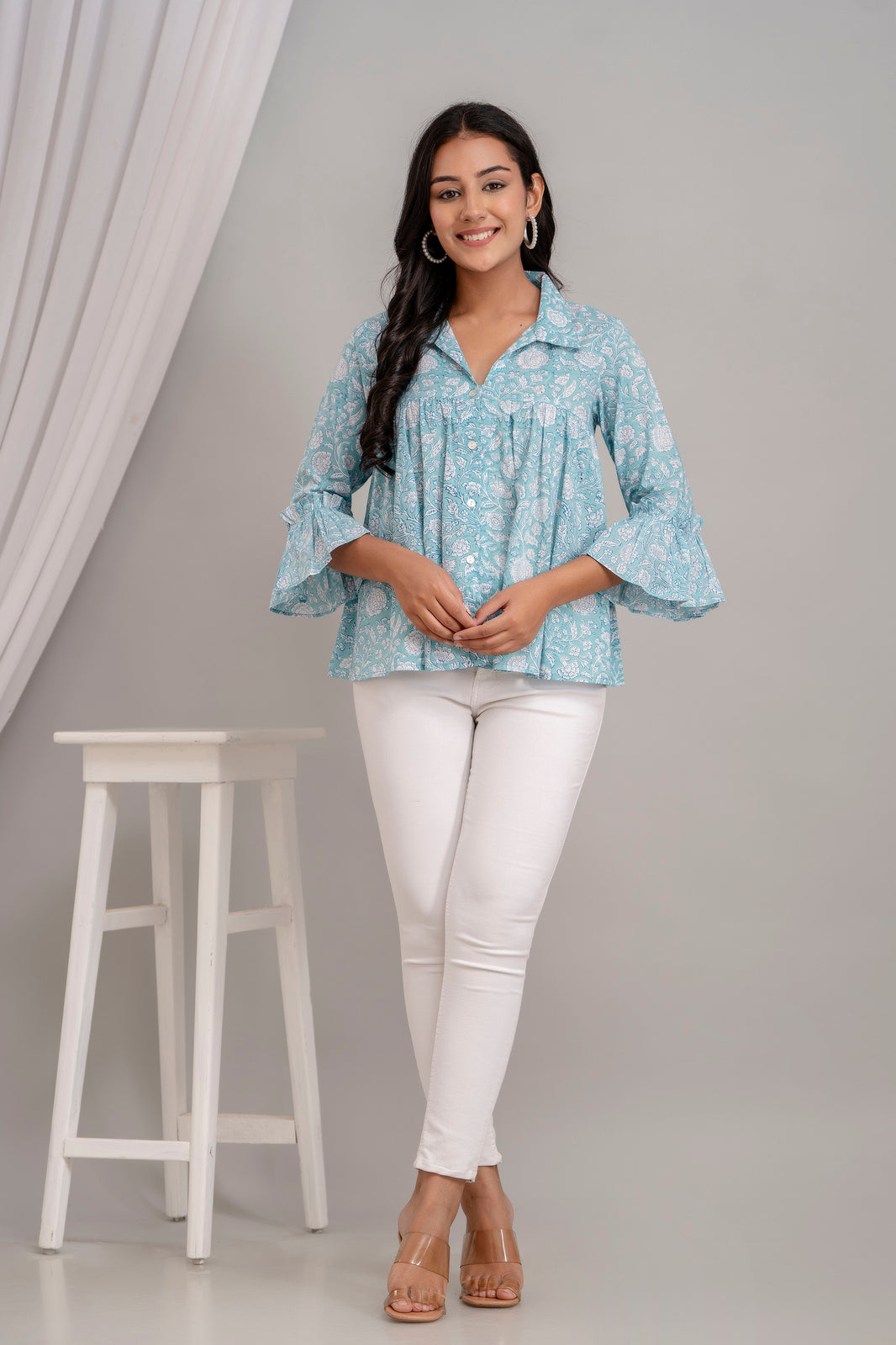 Ariana Supima Cotton Kurta with Sharara Set