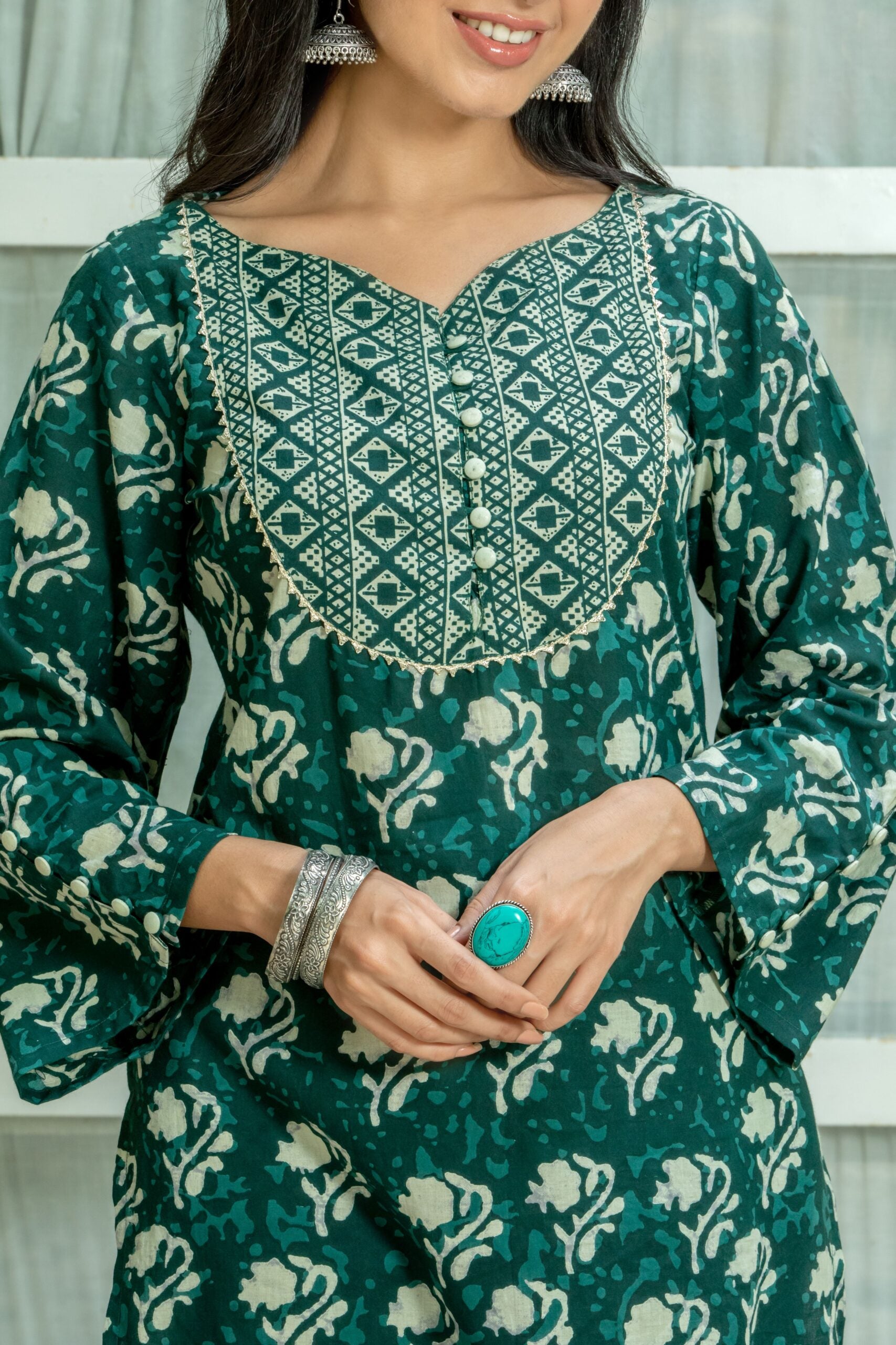 SEDUM - Cotton Printed Kurta Set