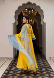 Yellow Designer Cotton Suit Set